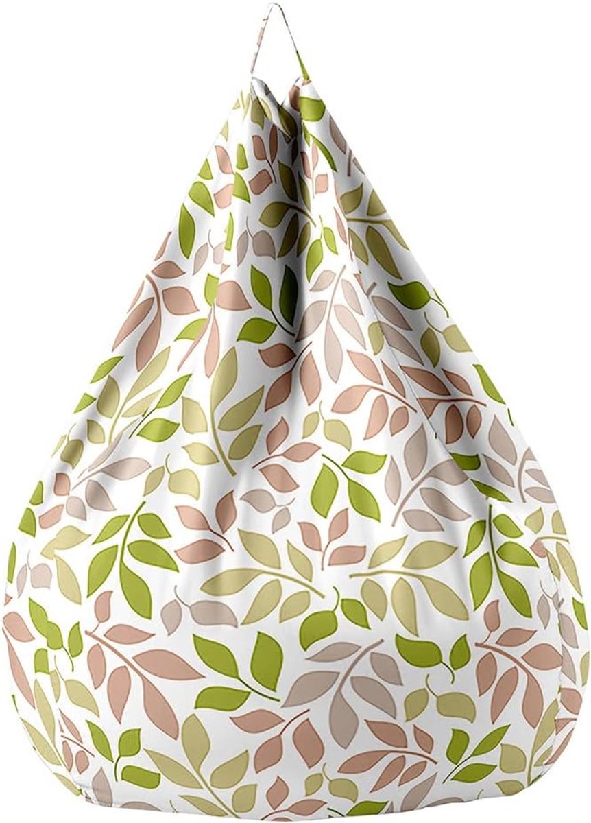 Zitzakhoes - Luie stoelhoes - Opbergen en Zitten - Met handvat - 70x80 cm - Wit roze