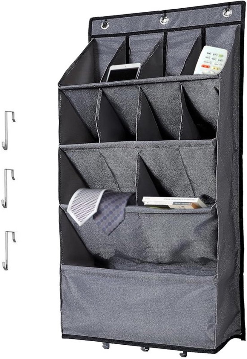 Dailygoody - Schoenenorganizer - Hangende schoenenopslag - Ruimtebesparend - Grijs