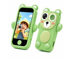 QL Qualy Living Speelgoed Telefoon Groen - Kindertelefoon - Kindercamera - Educatief Speelgoed 3 Jaar - Kinder Telefoon
