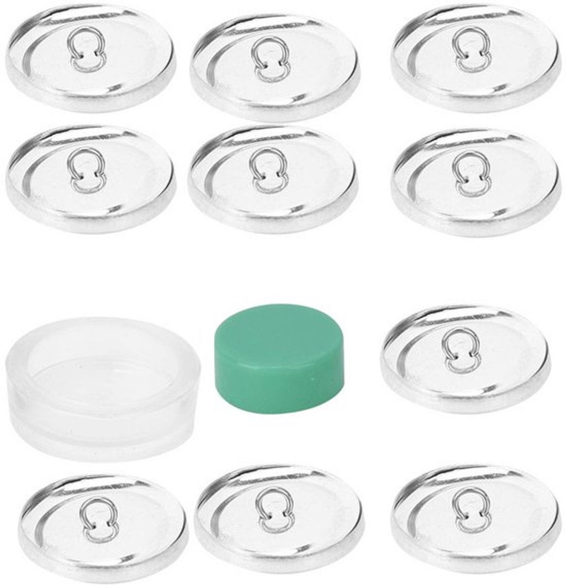 Vt products - Dekenknopset - DIY Bedekte Knopen - Inclusief Lusgereedschap - 30 mm