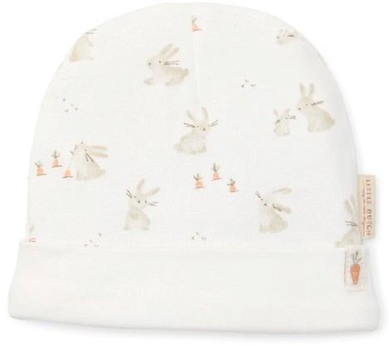 Babymuts - Wit - Maat 44-56 - Newborn Naturals - Baby Bunny