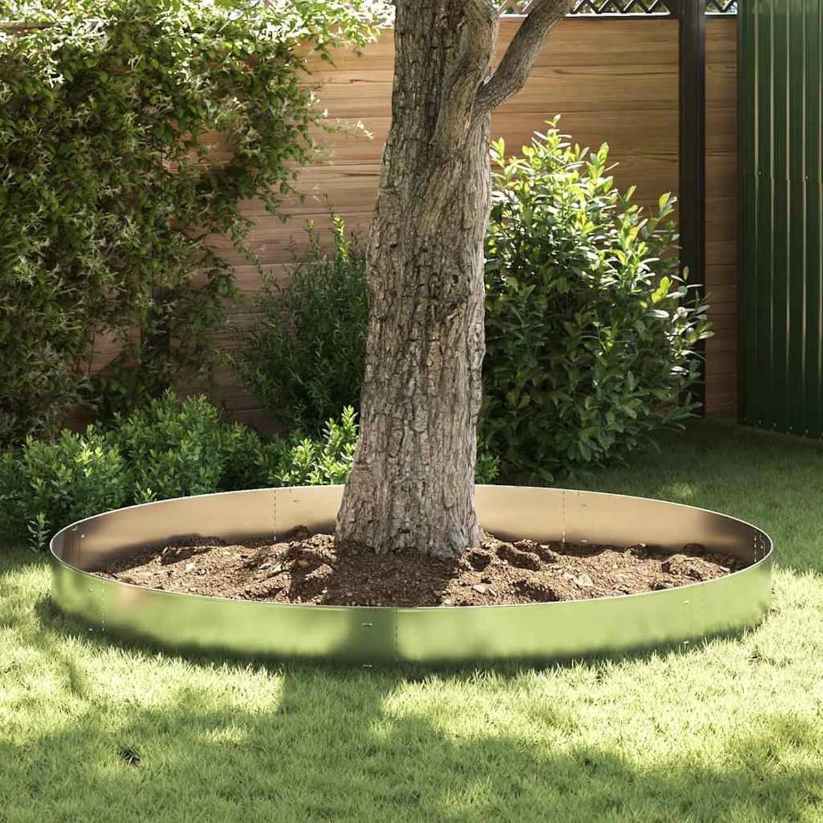 Gazonranden Set - Bloembedranden Staal - Tuin Vormgeven - Flexibel en Vormbaar - 10 Stuks 100cm - Zilverkleurig