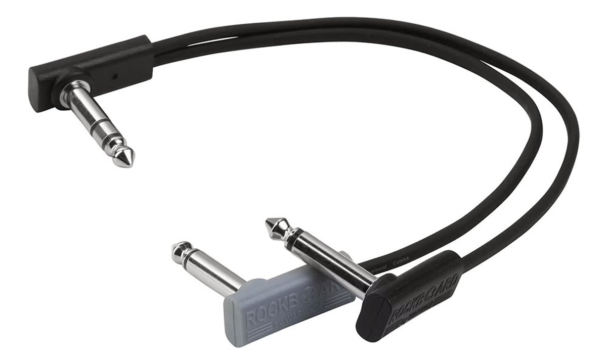 RockBoard Flat Patch Y-Splitter kabel haaks 20 cm