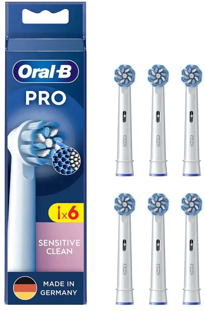 Oral-B opzetborstels Pro Sensitive Clean 6 stuks