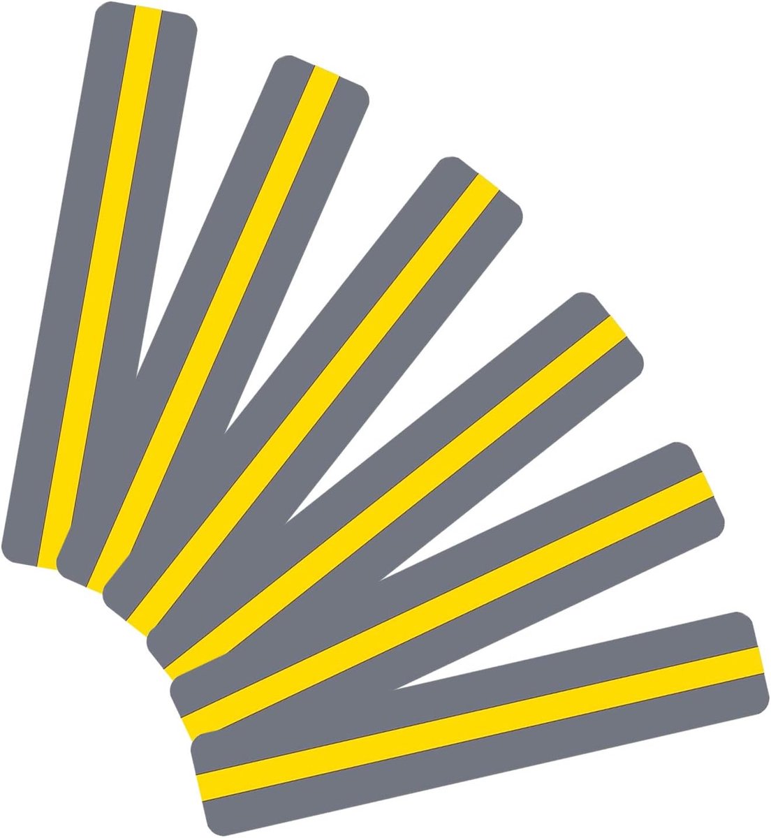 Geleide Leesstrips - Markeer Bladwijzers - Lezen Verbeteren - Helpt bij Dyslexie - 36 Stuks - Geel