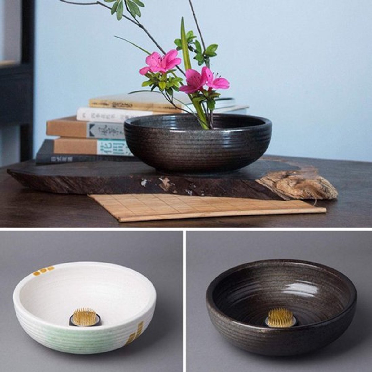 Kit voor Japanse bloemenvoorziening Ikebana - Kenzan