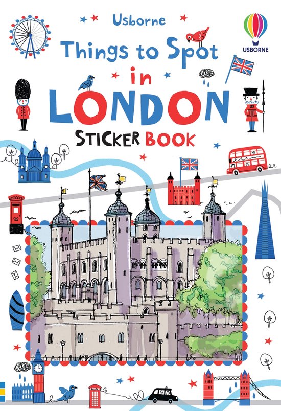 Things To Spot In London Sticker Book - cover