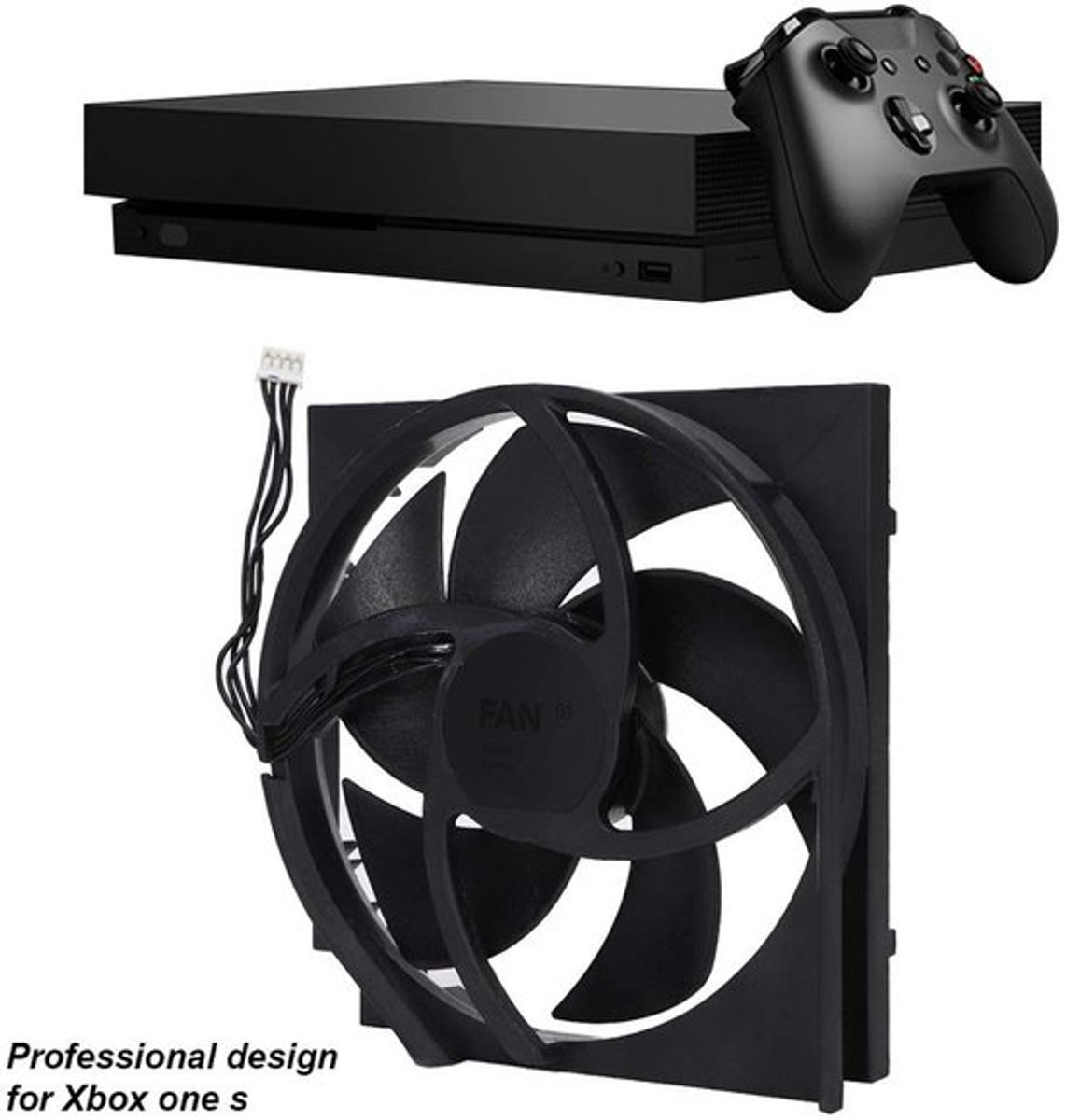 Vervanging interne koelventilator - Duurzaam ABS-materiaal - 5