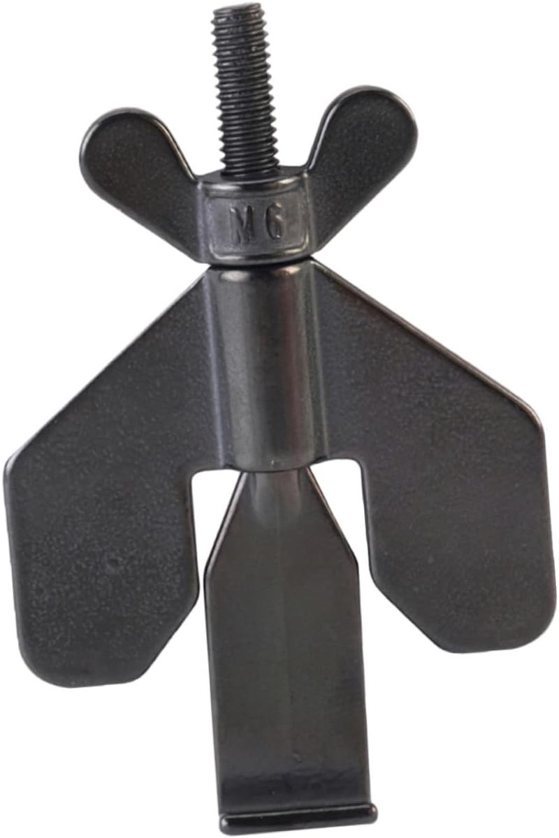 Draagbare Deurstopper - Deurslot Veiligheid - Extra Beveiliging - Roestvrij Staal - 8x5x1 cm - Zwart