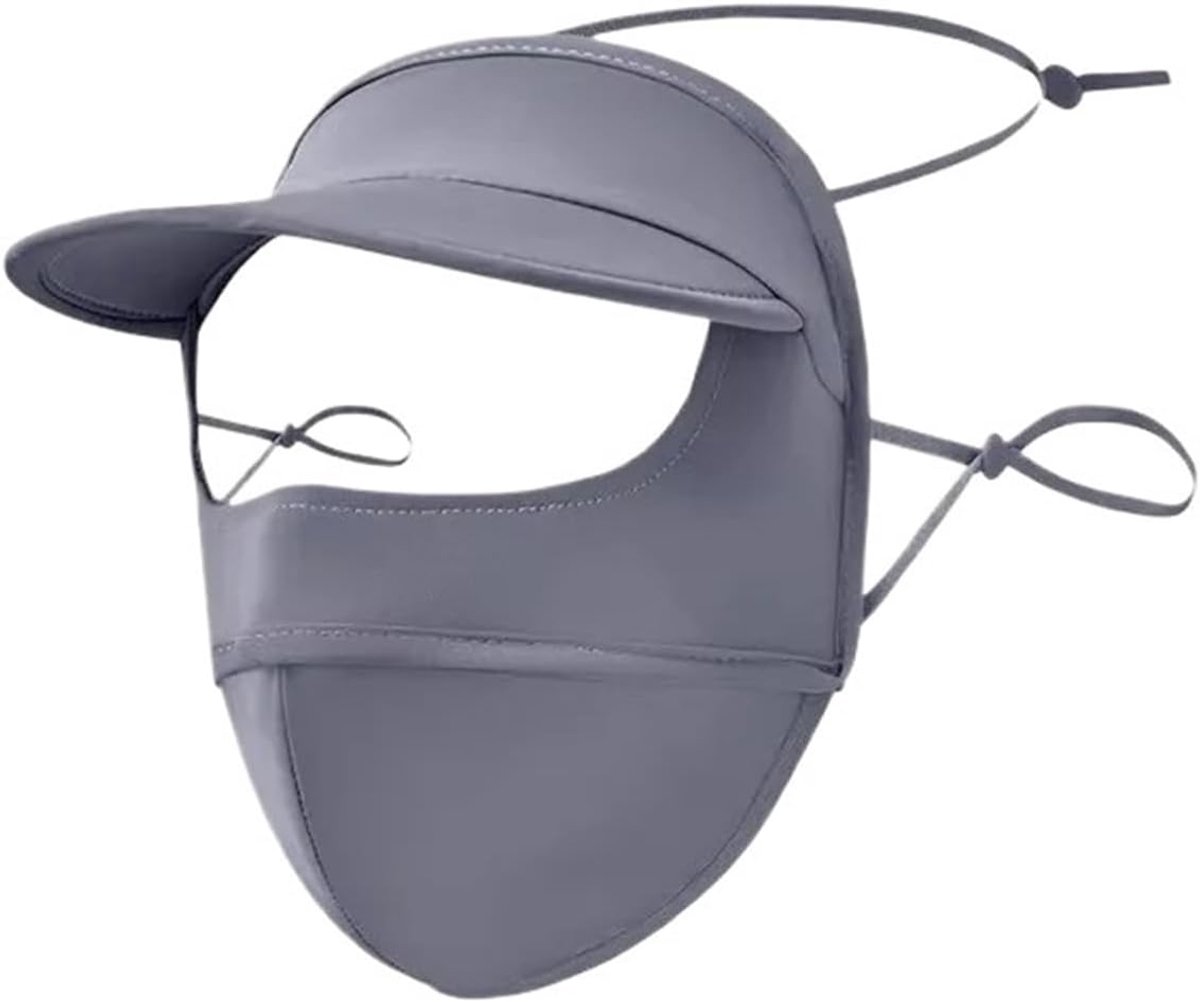 Gezichtsmasker - Zonnebescherming - Buitenactiviteiten - Volledige gelaatsbedekking - 245 x 21 cm - Zwart