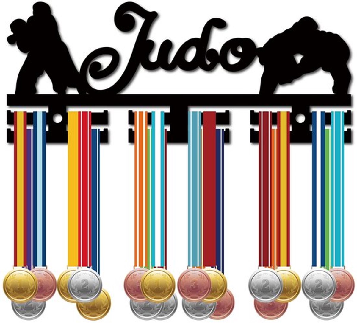 Acryl display voor medaille - judo kroon