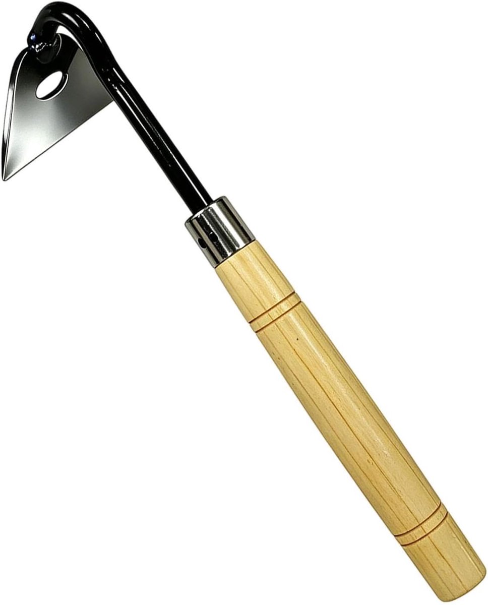 Tuinhak - Handgereedschap - Onkruid Vrij Maken - Stalen Holle Kop - 30 cm - Niet gespecificeerd