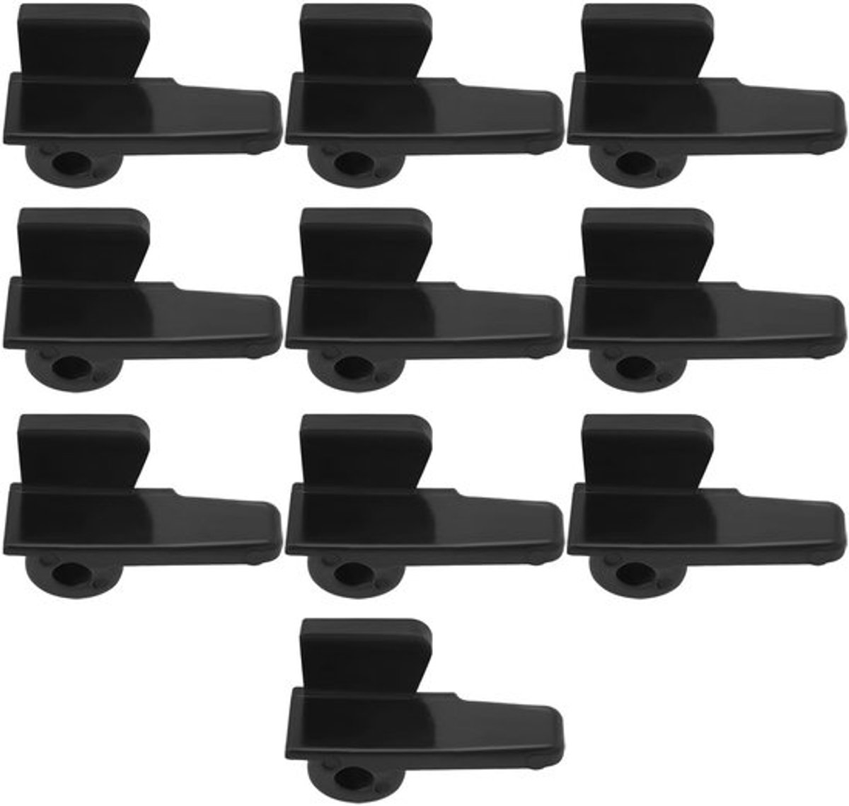 Solidchoice - Dailygoody - Zwarte Bandenwisselaar Inzetstukken - 10 Stuks