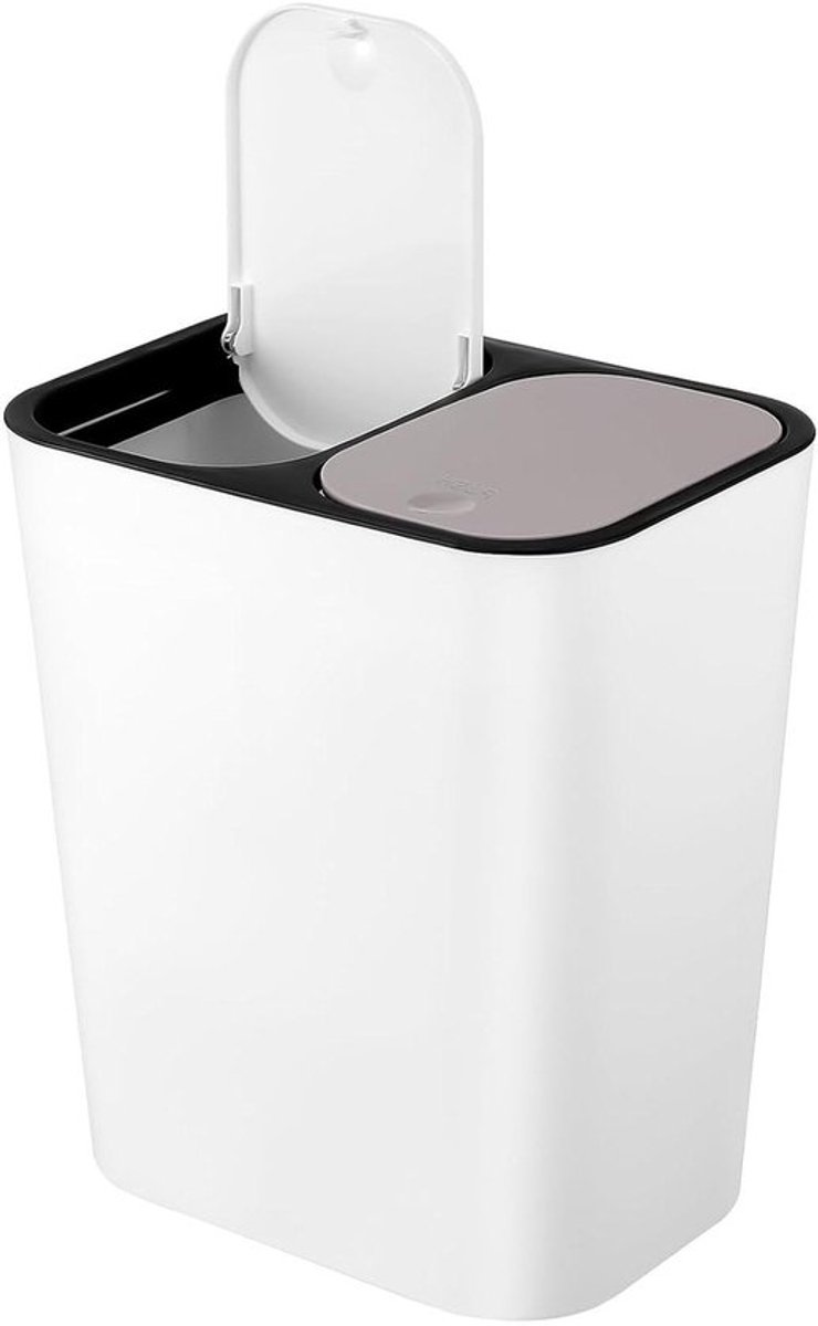 Recyclingbak met 2 vakken - 40 liter voor keuken