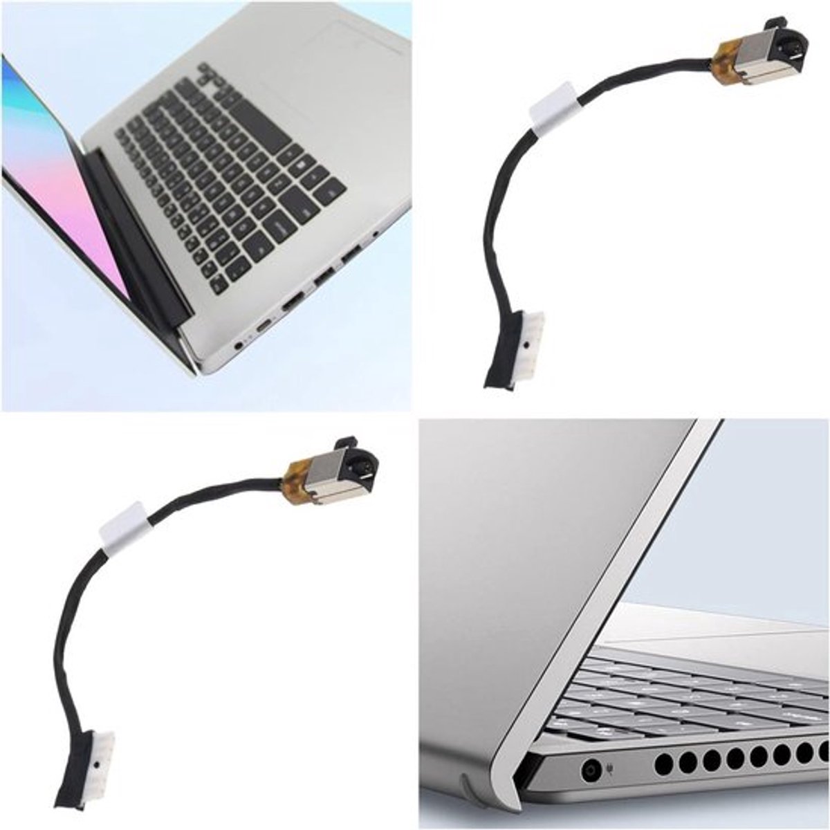 Flex kabel voor DC power jack dock connector - 2 stukken