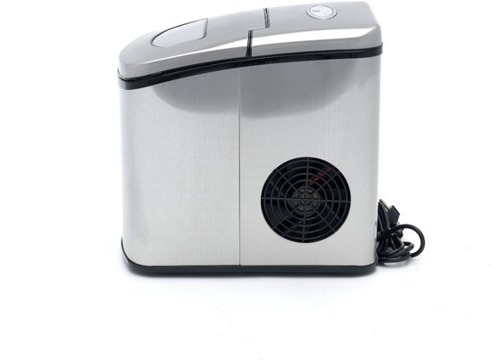 Maxima Ijsblokjesmachine 10-12 Kg/Dag - Holle Ijsblokjes - Luchtgekoeld - Zilver van Maxima — afbeelding 5
