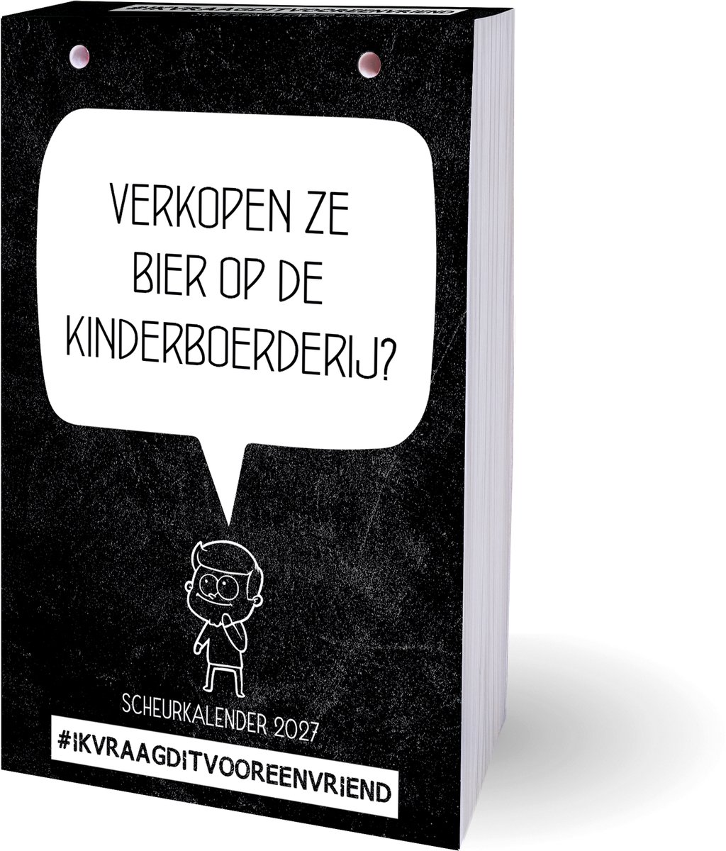 Ik Vraag Dit Voor Een Vriend Scheurkalender - 2027