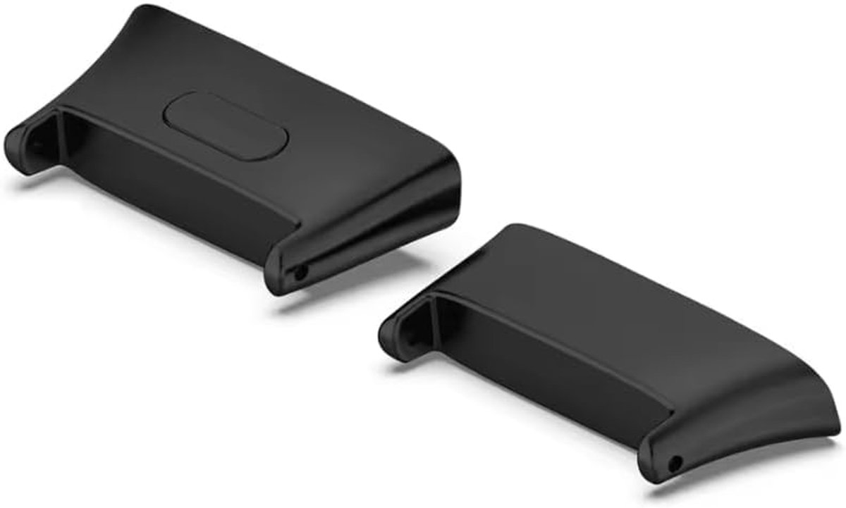 Horlogeband adapter 20mm - RVS 316L - Zwart - Perfecte aansluiting voor Redmi Watch 3 - ShopVlot
