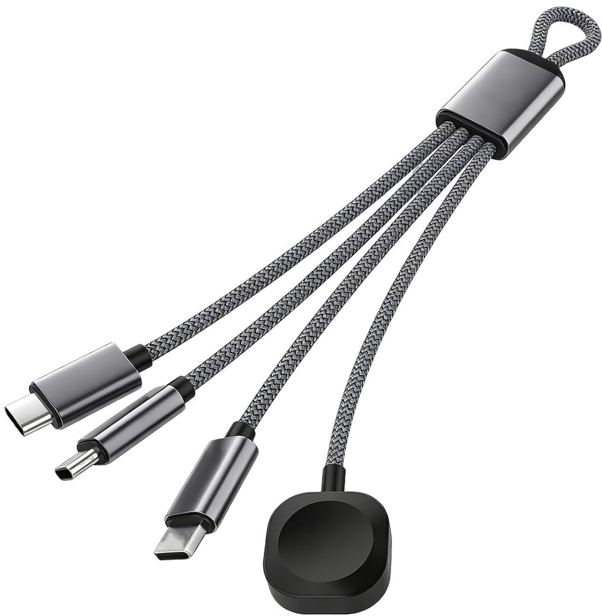 Oplaadkabel 3-in-1 - USB C naar Lightning - 18W snelladen - ideaal voor onderweg - ShopVlot