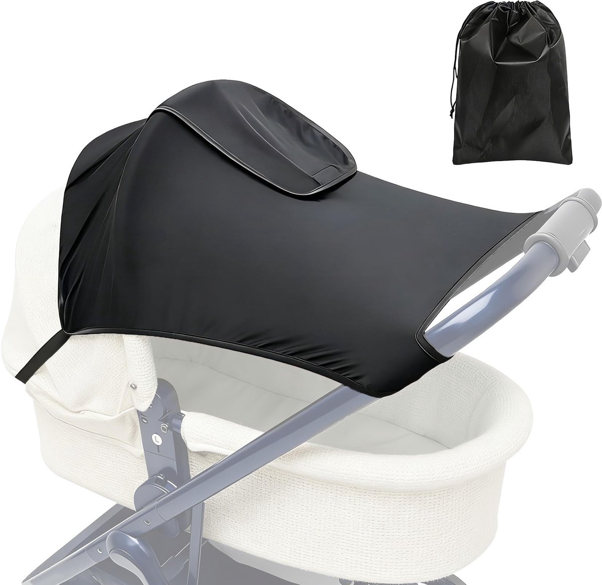 Solidchoice - Universele Baby Buggy Zonnebescherming met Venster