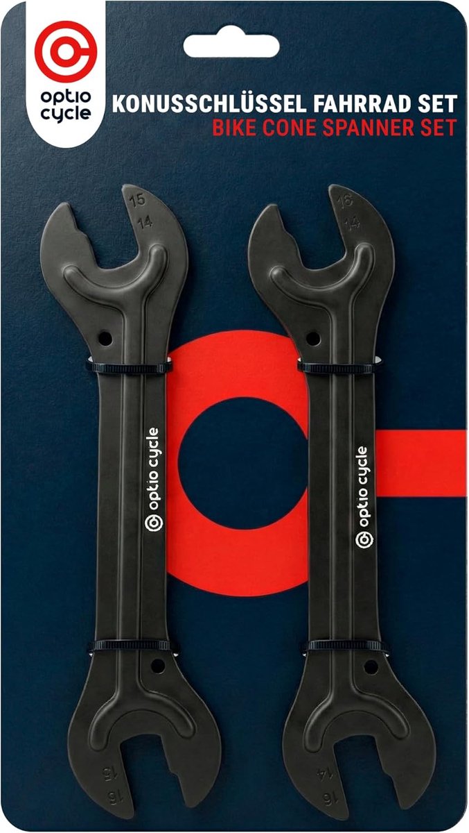 Fiets Sleutelset 13–16mm - Dunne Conesleutels - Precisie voor Lagerafstelling - Ideaal voor Fietshubs - ShopVlot