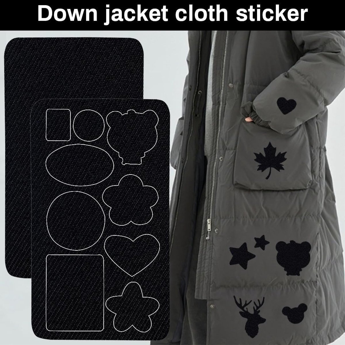 Duvet reparatie patches 10 x 20 cm - zelfklevend nylon - waterproof - ideaal voor noodreparaties - ShopVlot