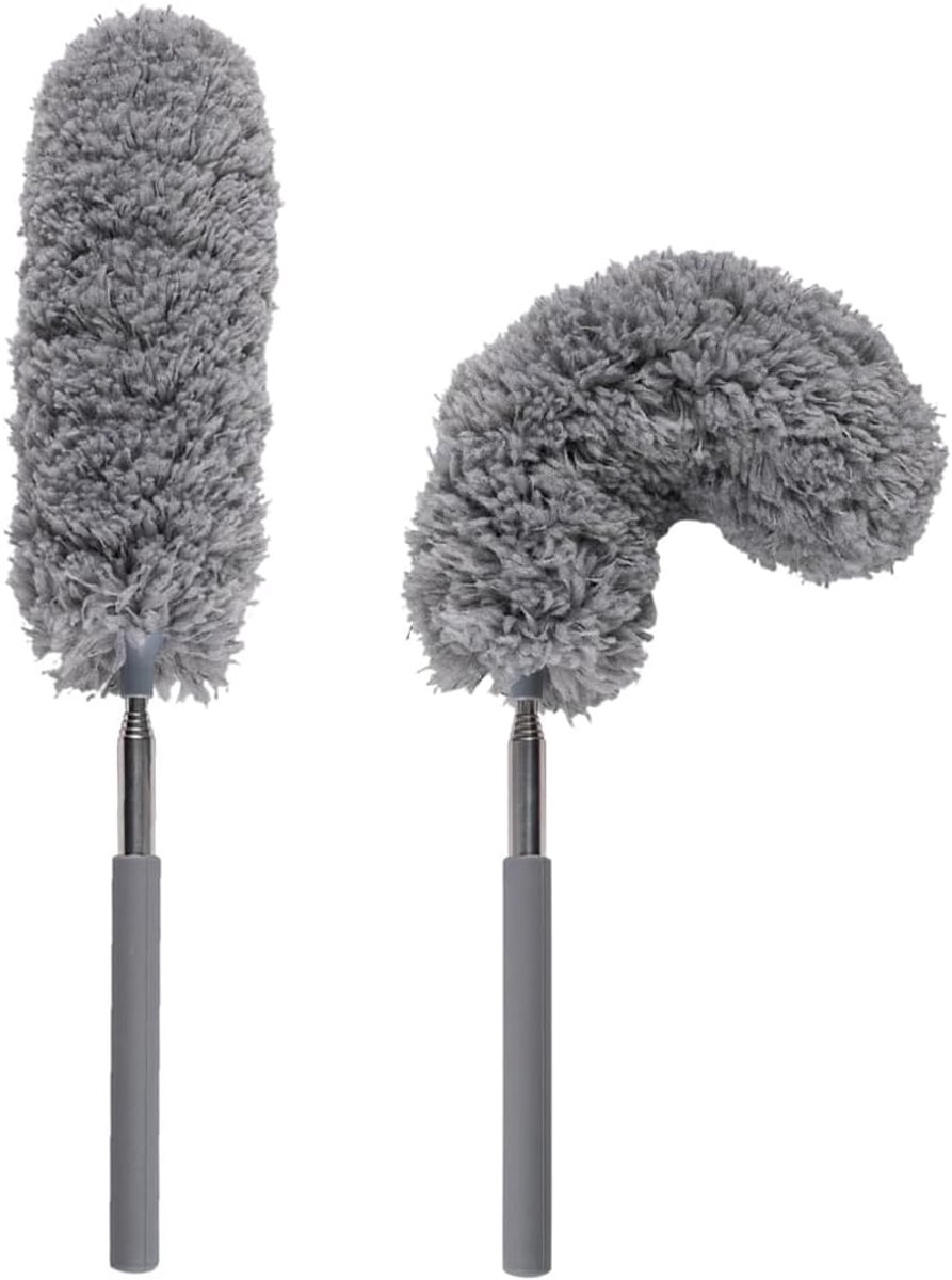 Telescoop plumeau 2 stuks - uitbreidbaar microvezel - flexibel en stofvrij schoonmaken van meubels - ShopVlot