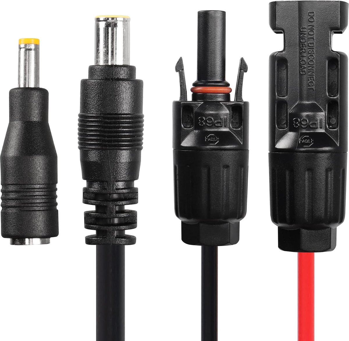 SinLoon Solar Power Extension Cable, 10 ft, 12 AWG Solar Plug to 14AWG DC 7909 Power Cable for Solar Panel, Portable - ShopVlot