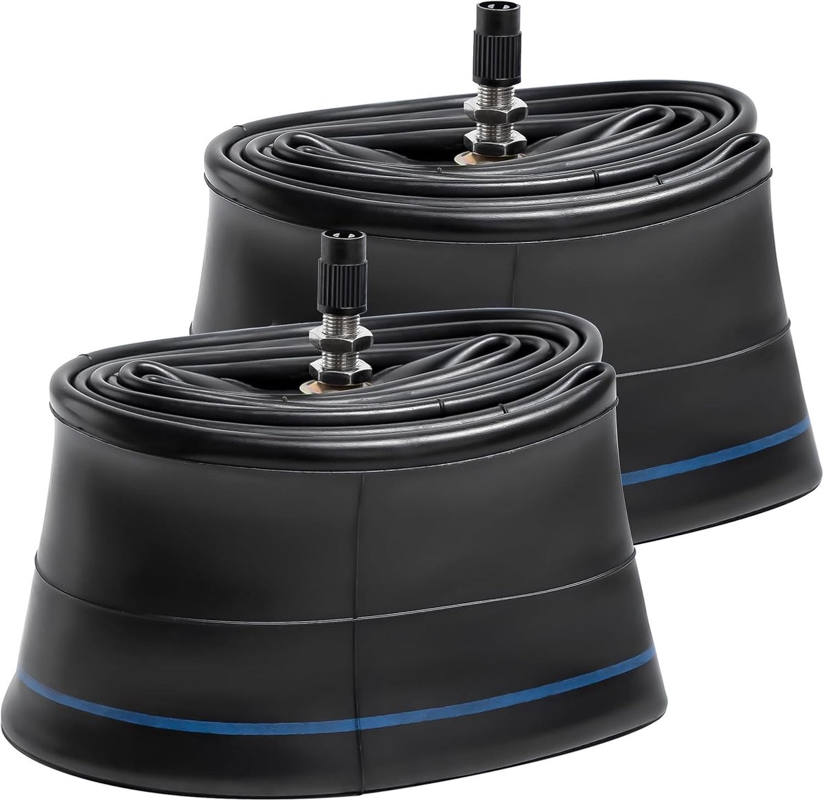 Pack of 2 3.25/3.50-16 (90/100-16) Motorcycle Inner Tubes TR4 Straight Valve, High Performance Butyl Rubber Motorcycle - ShopVlot
