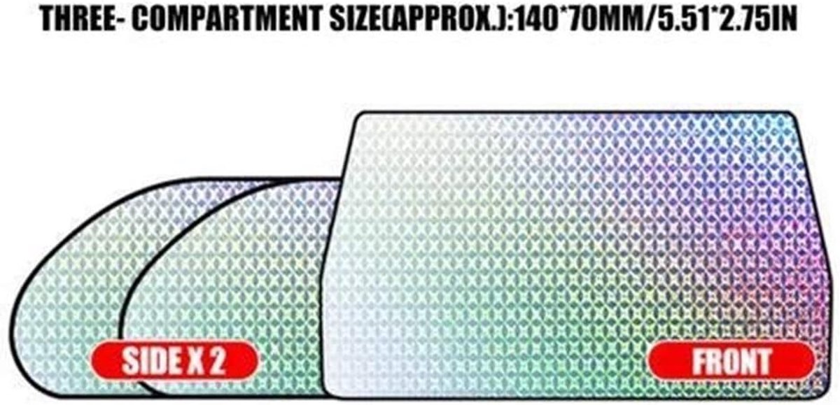 Windshield Sunshade Universal Hassle-Free Car Sunshades Keep Your Vehicle Cool UV Sunlight and Heat Reflector Car - ShopVlot