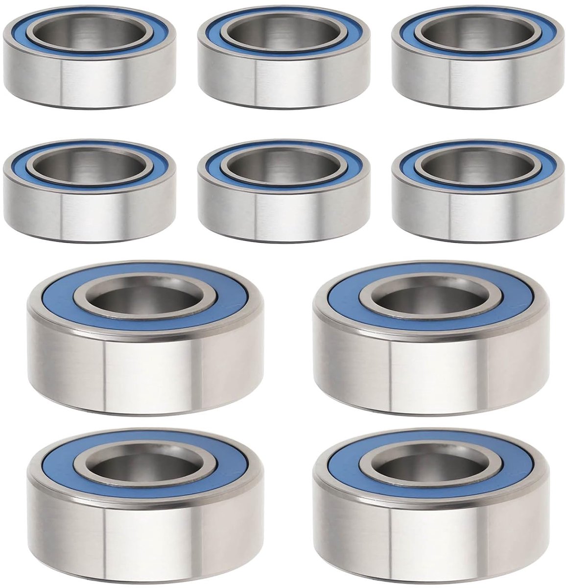 22 Stks Rubber Afgesloten 2RS Lagers 5x11x4mm En 5x8x2.5mm Compatibel met Ta-miya TA01 TA02 DF01 Manta Ray 1 10 - ShopVlot