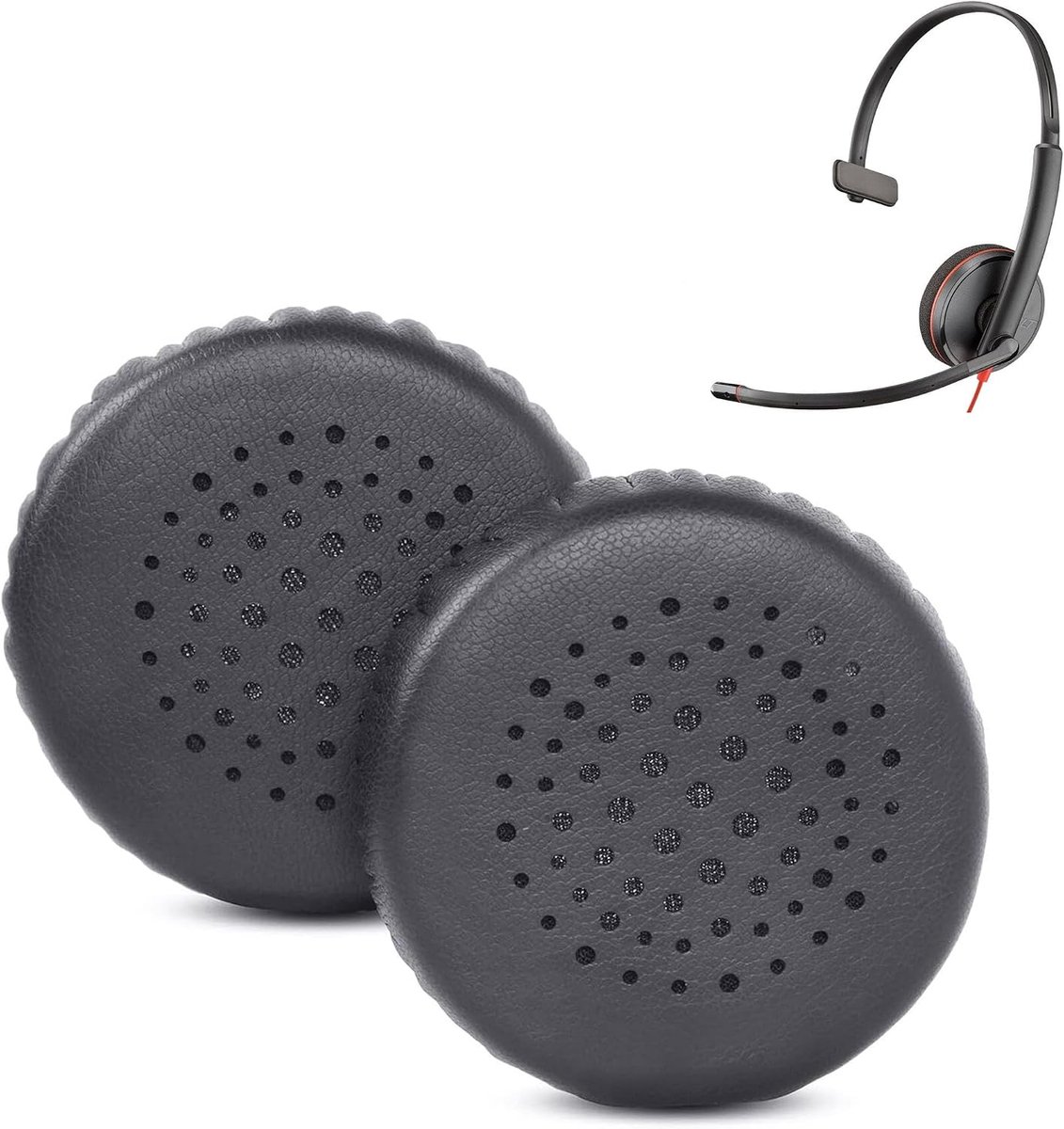 Ear Pads Replacement Compatible with Plantronics Blackwire C3210 C3215 C3220 C3225 Headset Replacement Ear Pads with - ShopVlot