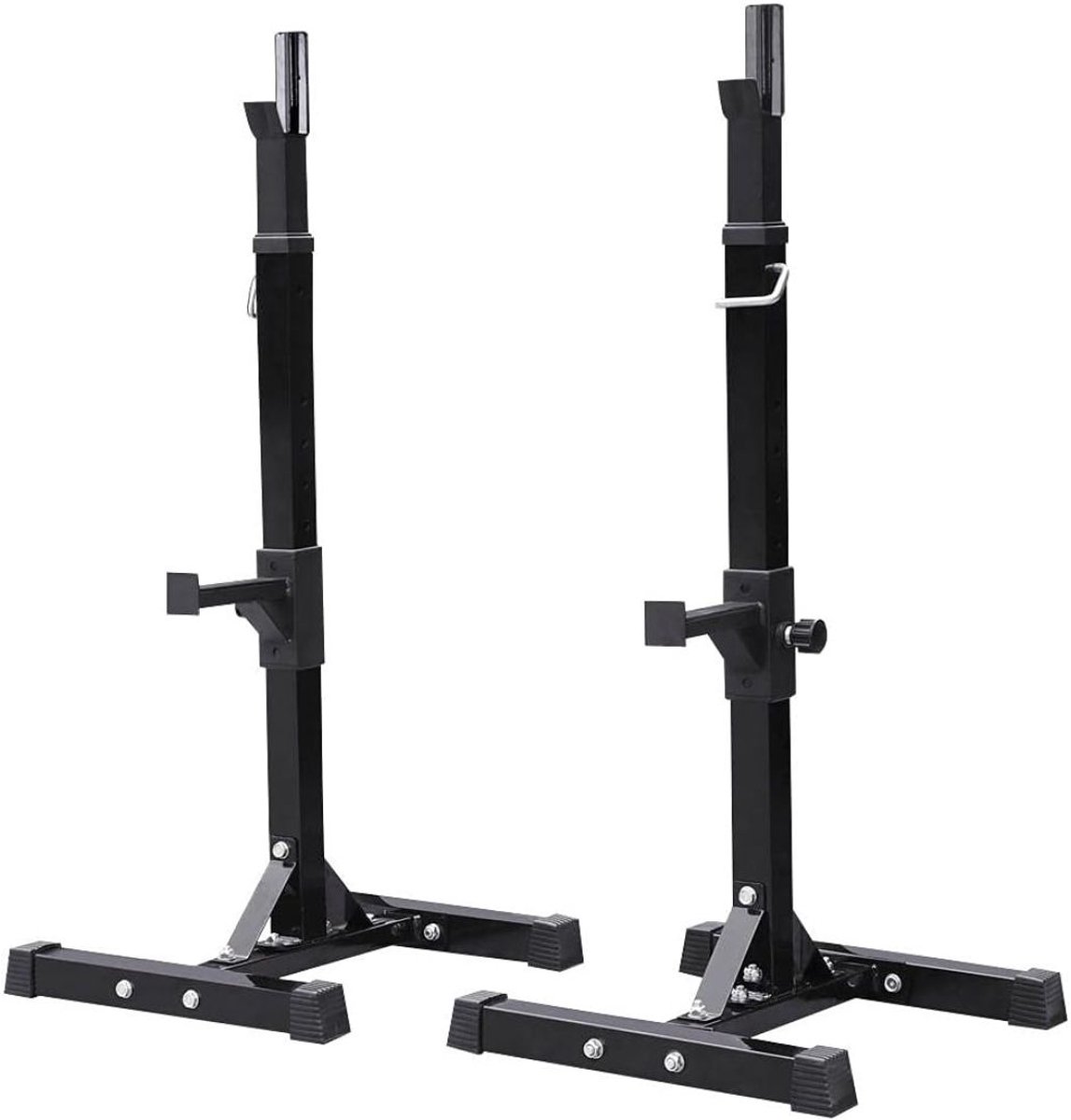 VALI® Squat Rack - Power Rack - Pull up Station - Zwart - 55cm x 51cm x 179cm
