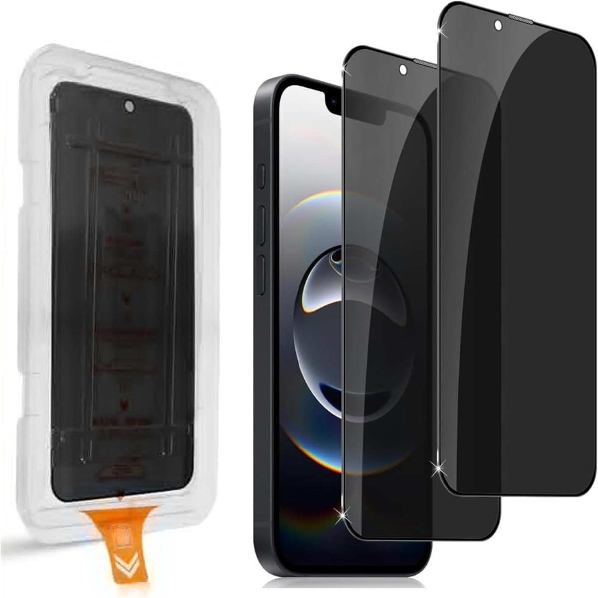 voor iPhone 17E voor privacyscherm van screen protector, 2 stuks beschermfolie, accessoires voor privacyscherm, 9H - ShopVlot