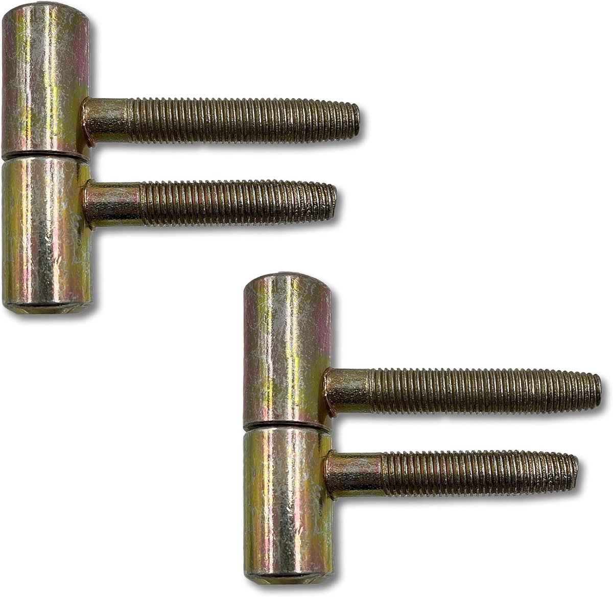 Door tires, door hinges for wooden doors, interior door, frame ties FL, 2 two-piece, Ø 16 mm, drilling straps for - ShopVlot