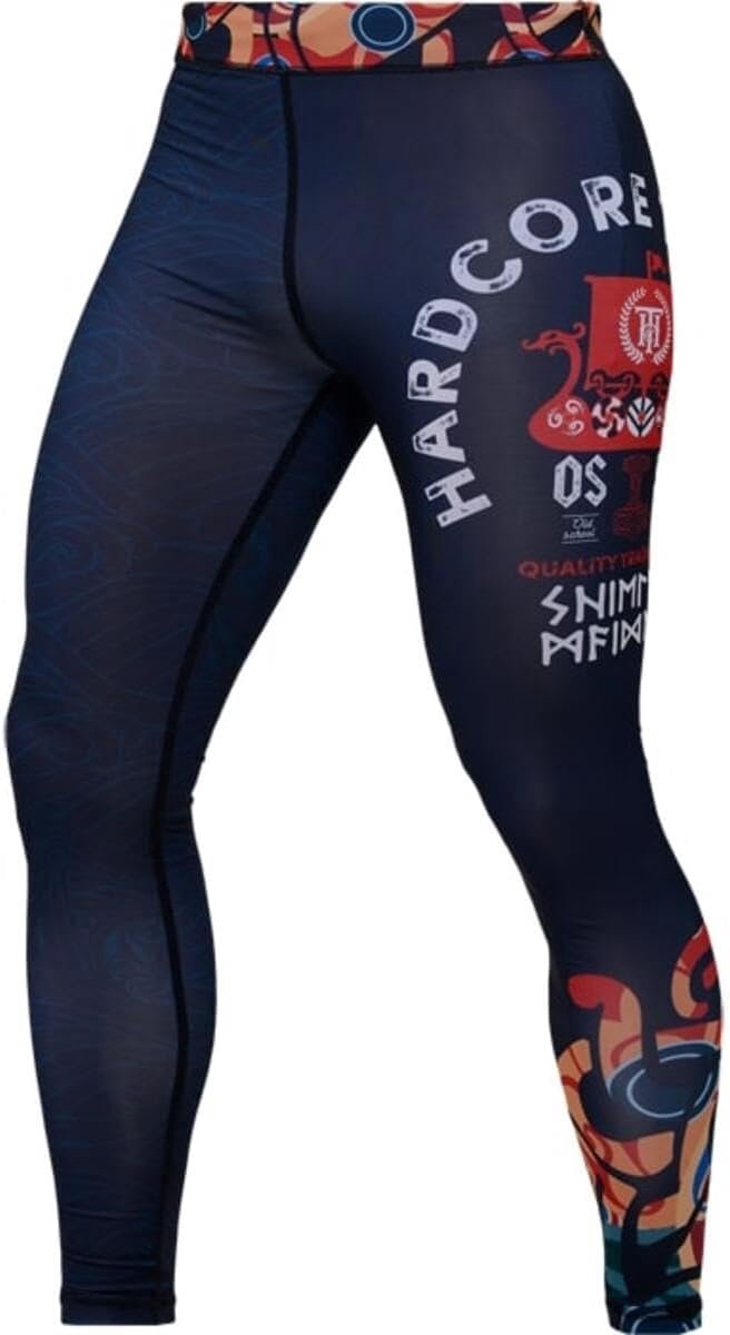 Hardcore Training Compression Pants Men Spats Leggings Base Layer No Gi Tights MMA BJJ Grappling Fitness Workout - ShopVlot
