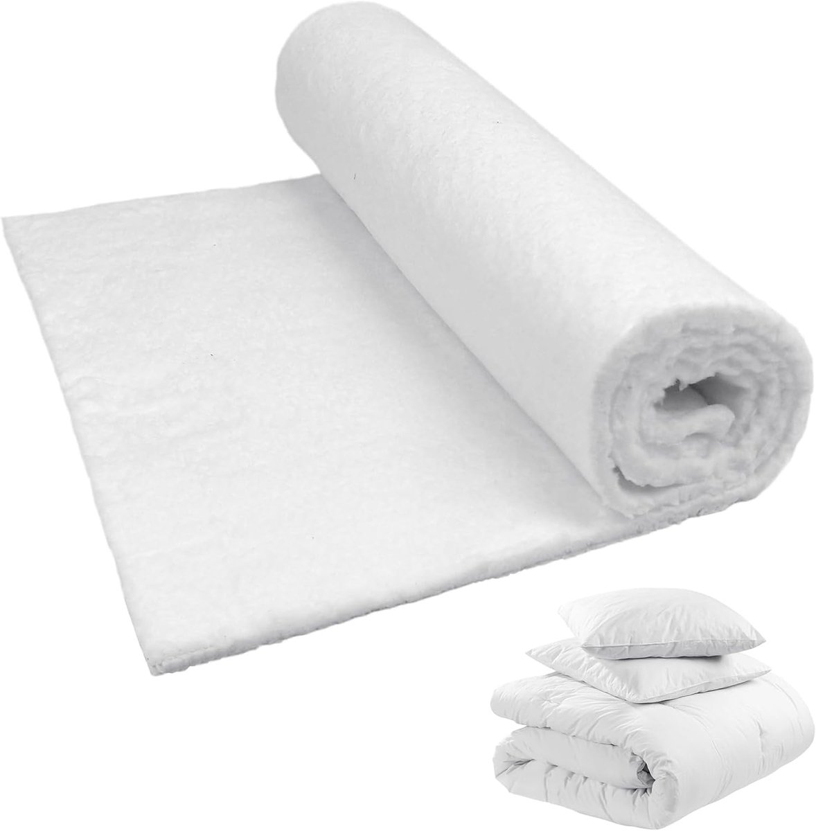 Vulling fleece 200 g/m² - 30 mm dik - 100% polyester - ideaal voor creatieve projecten - ShopVlot