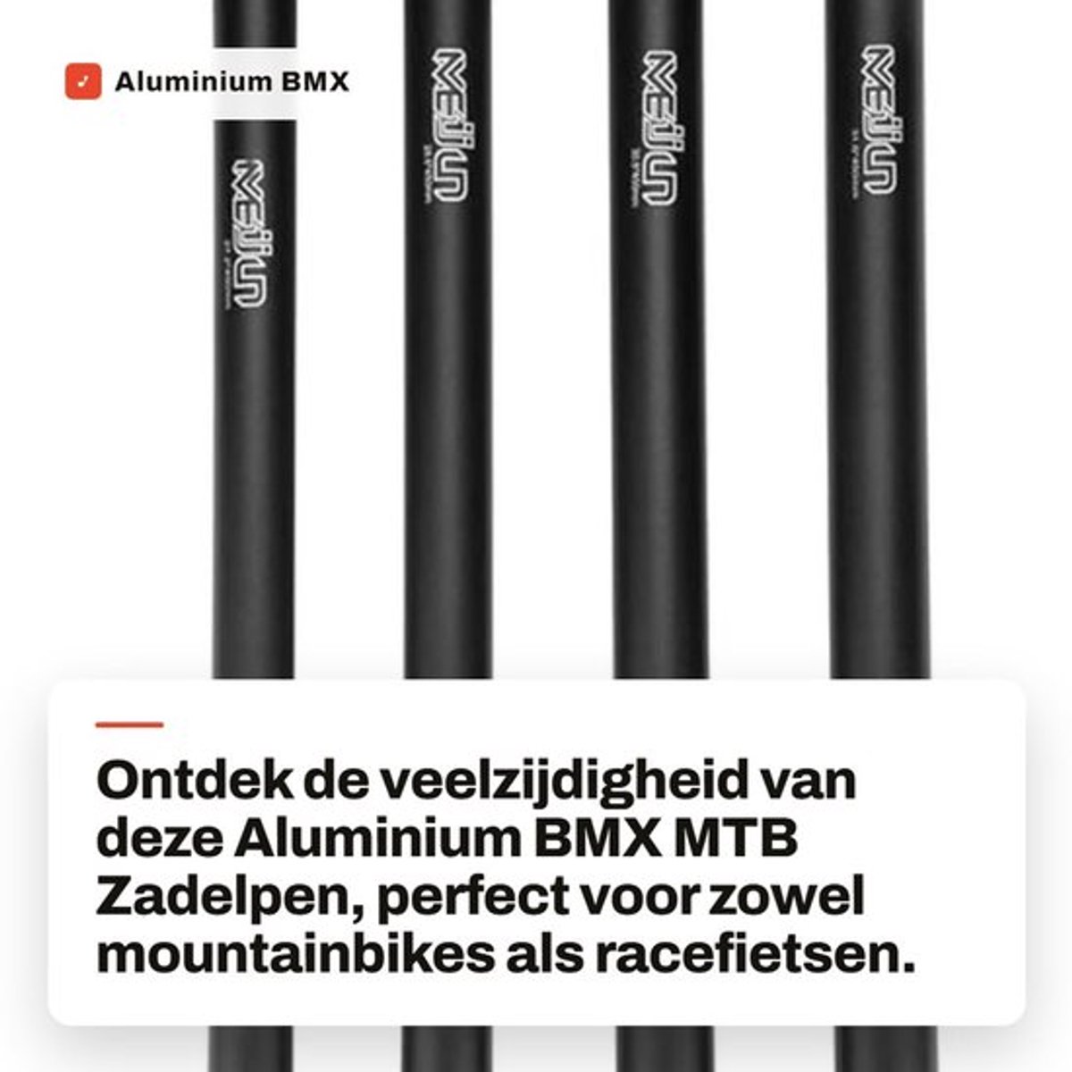 Zadelpen 27,2 mm - Vervangende Zadelpen - Geschikt voor MTB/Racefiets - Verstelbare Hoek - Eenvoudige Installatie - Schokbestendig - Fietsaccessoire