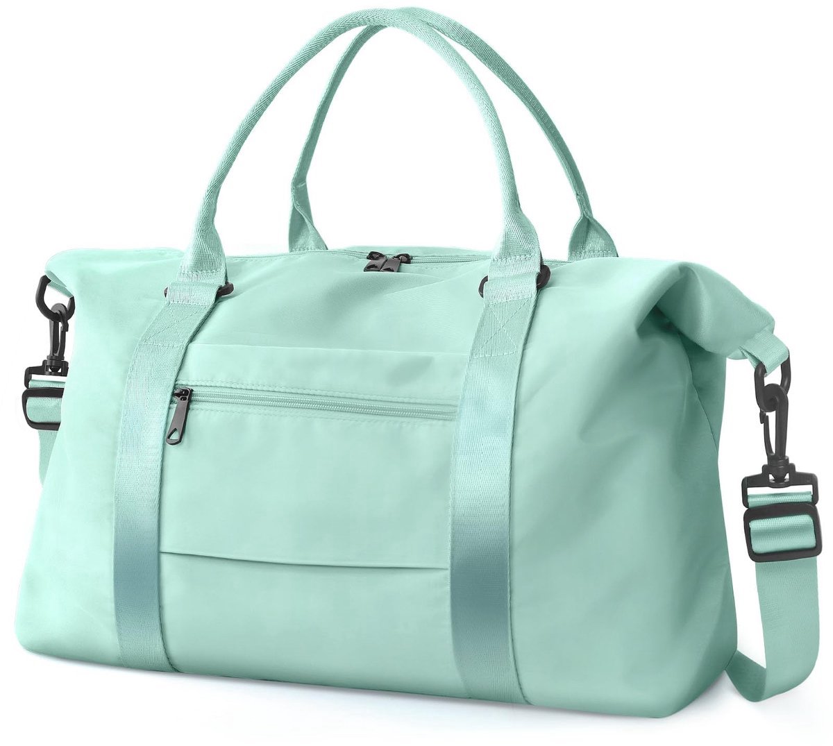 Casalora Reistas 37L - EasyJet Handbagage Tas - Opvouwbare Reistas - Weekendtas- Duffel Bag 46 x 21 x 26cm - Handbagage reistas - Lichtgroen