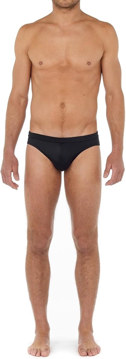 WUKX bath briefs de bain sea life men, black., 50, Black, 44 - ShopVlot