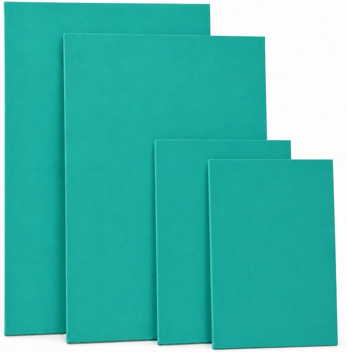 Linolprintplaat, 4 stuks, zacht rubber, linolprintplaat om te graveren, linoleumplaat 2A4 + 2A5, linoleum printset - ShopVlot