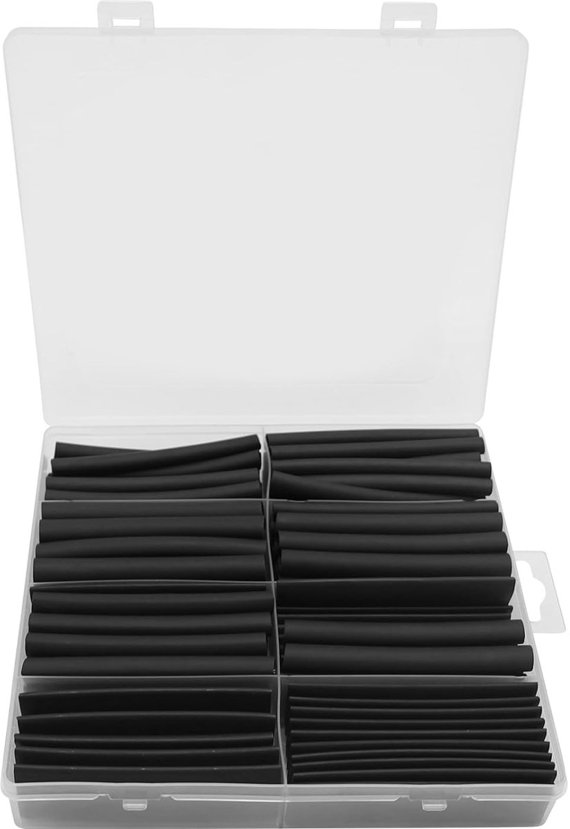 Heat Shrink Tubing 90 mm Extra Long 4:1 Heat Shrink Tubing Set with Glue, Total 9 m, 100 Pieces, Double Wall Heat - ShopVlot