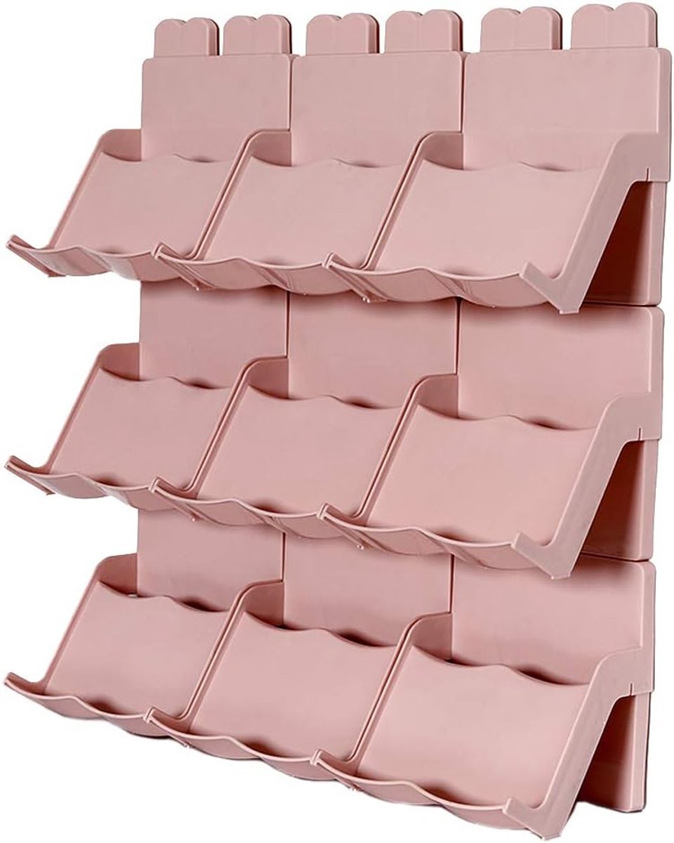 Schoenenrek Multilaags - Stapelbaar - Kunststof - Ruimtebesparend voor 9 paar schoenen - ShopVlot