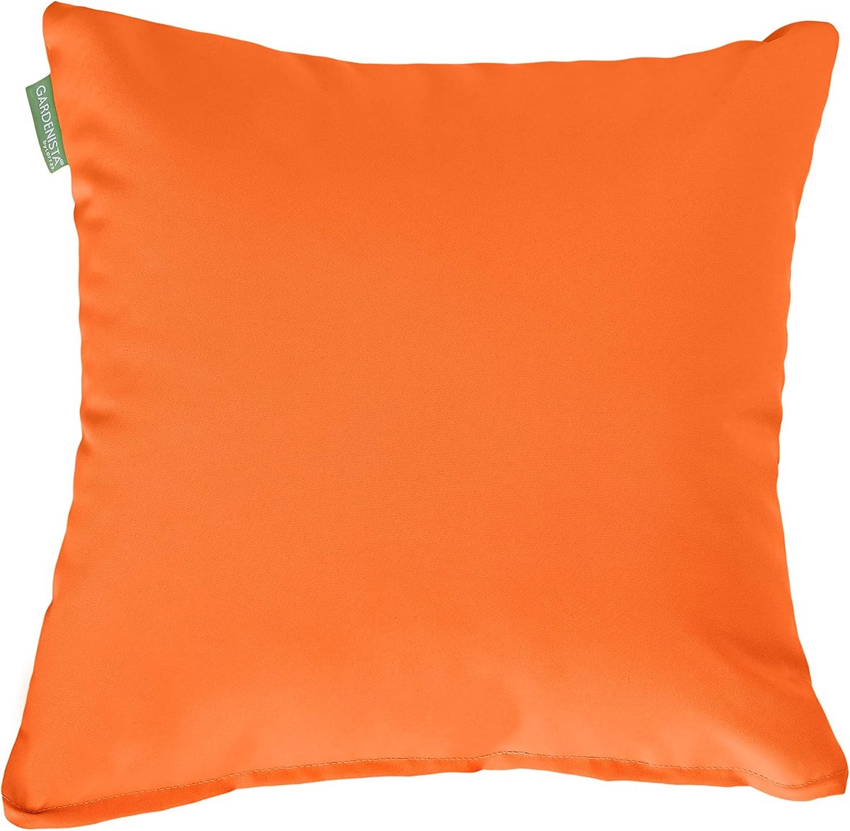 Gardenista Premium Water Resistant Outdoor Hollowfiber Filled 18" Outdoor Furniture Scatter Cushion (Orange) - ShopVlot
