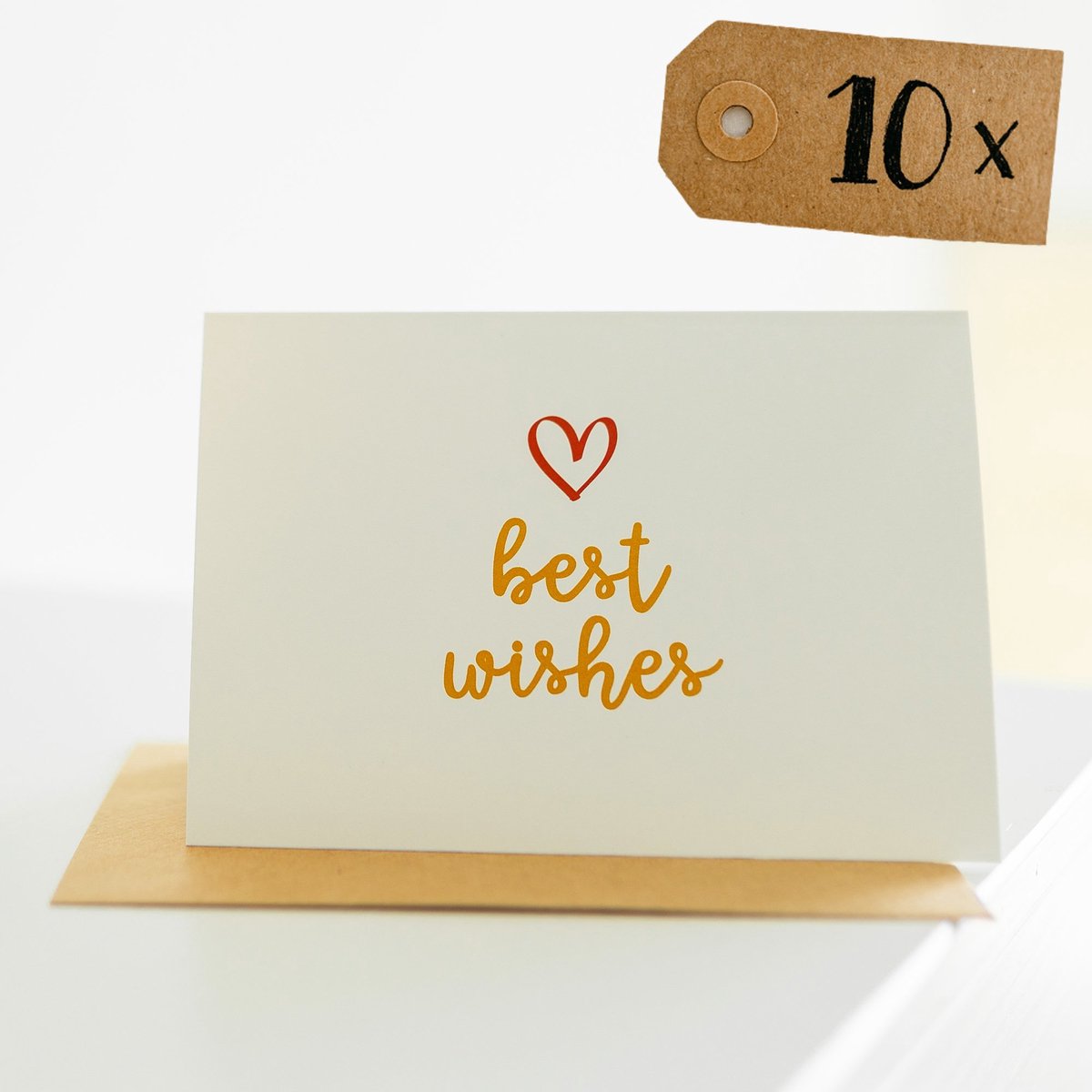 10x hippe kerstkaarten (A6 formaat) - kerst kaarten om te versturen - kaartenset - kaartjes blanco - kaartjes met tekst - luxe kerstkaarten - feestdagenkaarten - kerstkaart - wenskaarten