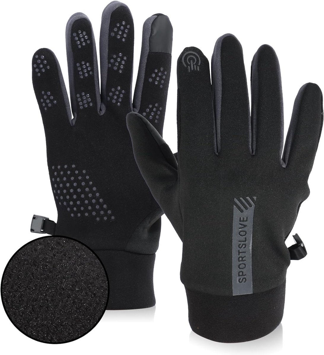 Mayoii Men's Winter Gloves, Waterproof Windproof Winter Gloves for Women, Non-Slip Winter Work Gloves, Warm - ShopVlot