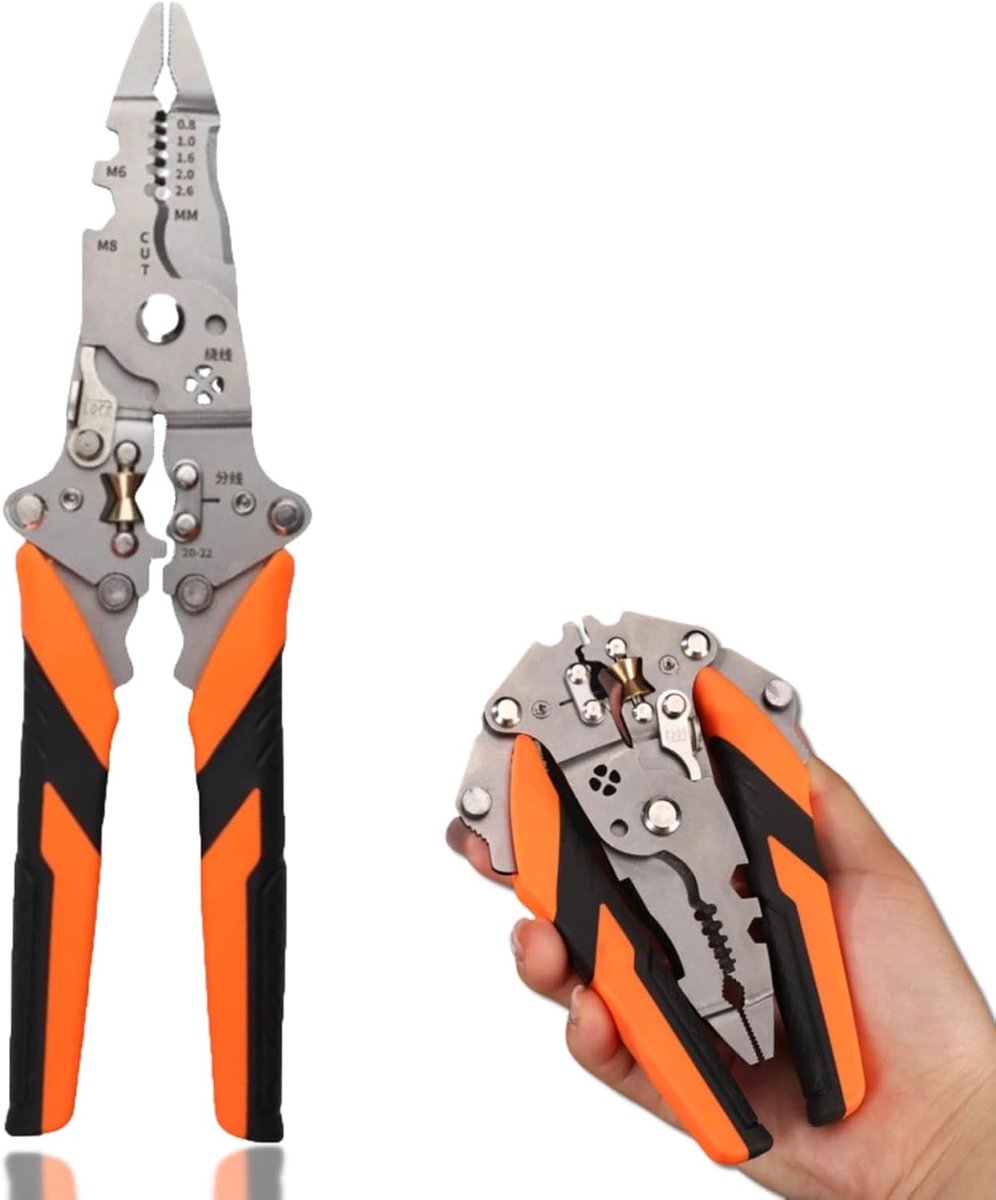 14-in-1 Multi-Purpose Stripper, Cable Stripper, Universal Tool for Cutting and Breaking Cables, Stripping, Winding - ShopVlot