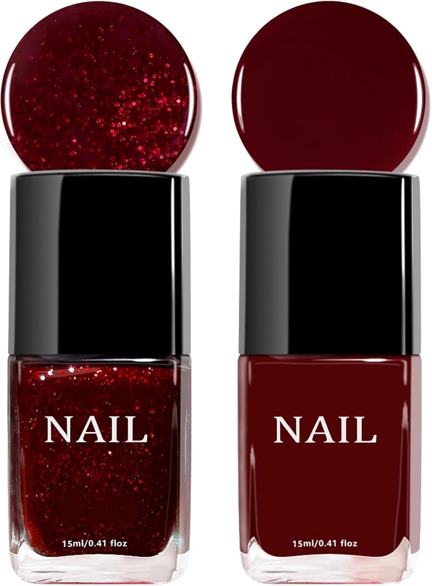 Nagellak Glitter - Sneldrogend - Waterbasis - Perfect voor thuis manicure - ShopVlot