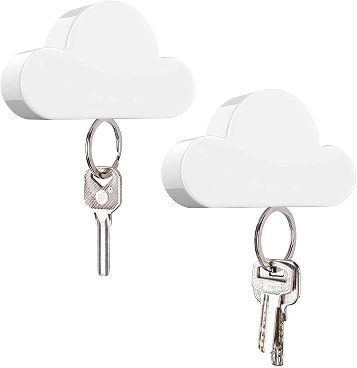 Sleutelhouder Cloud - Sterke Magnetische Wandhouder - Schattig Ontwerp - Organiseer je Sleutels - ShopVlot