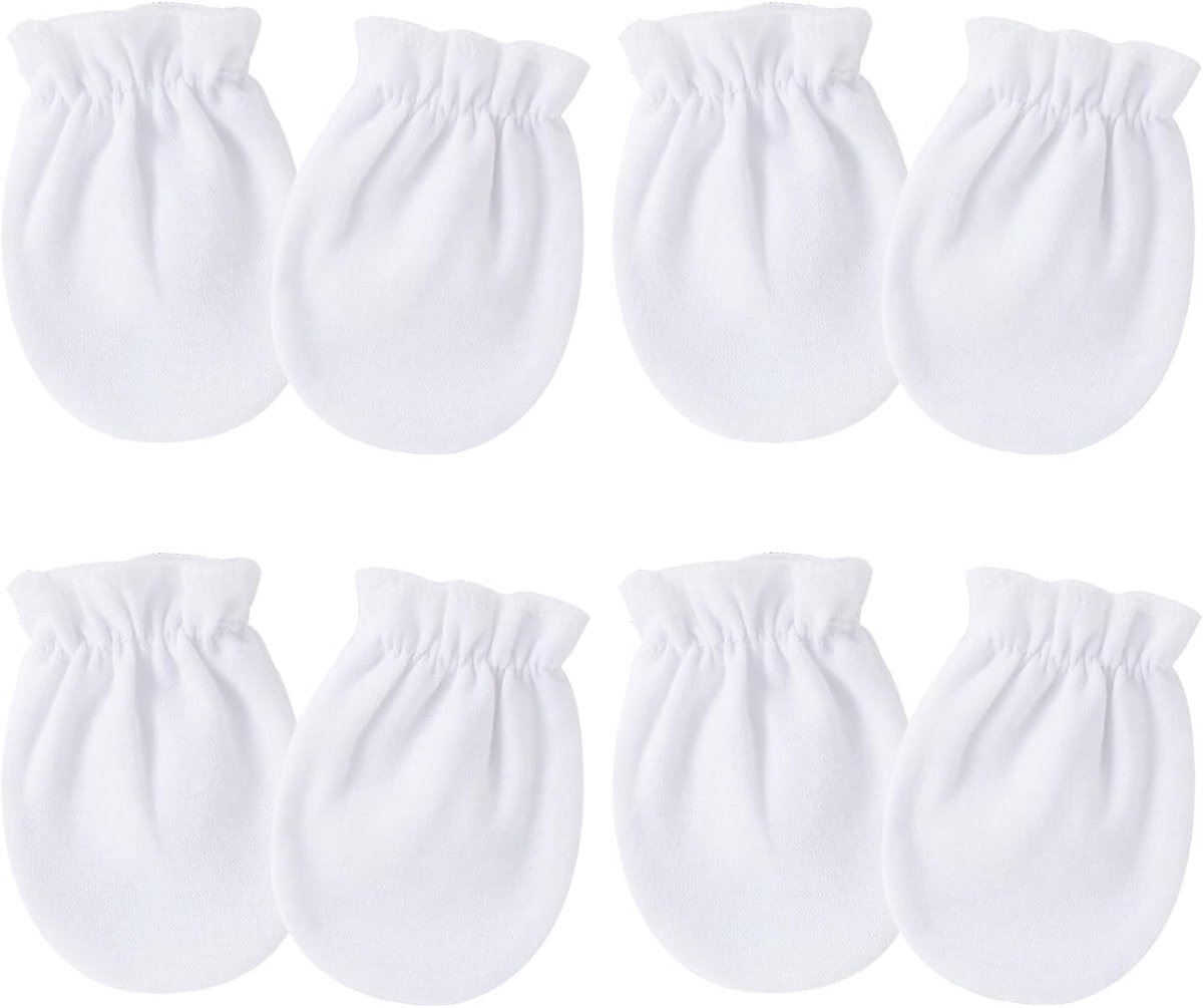 Babyhandschoenen 0-3 maanden - zachte katoen - geen krassen - beschermt delicate huid - ShopVlot